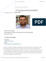 DR Gowsihan Poologasundarampillai - School of Dentistry - University of Birmingham