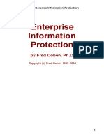 Enterprise Information Protection Governance Model - FredCohen.2008