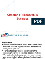 05/09/2019 701014 - Chapter 01: Research in Business 1