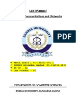 Lab Manual: Data Communications and Networks
