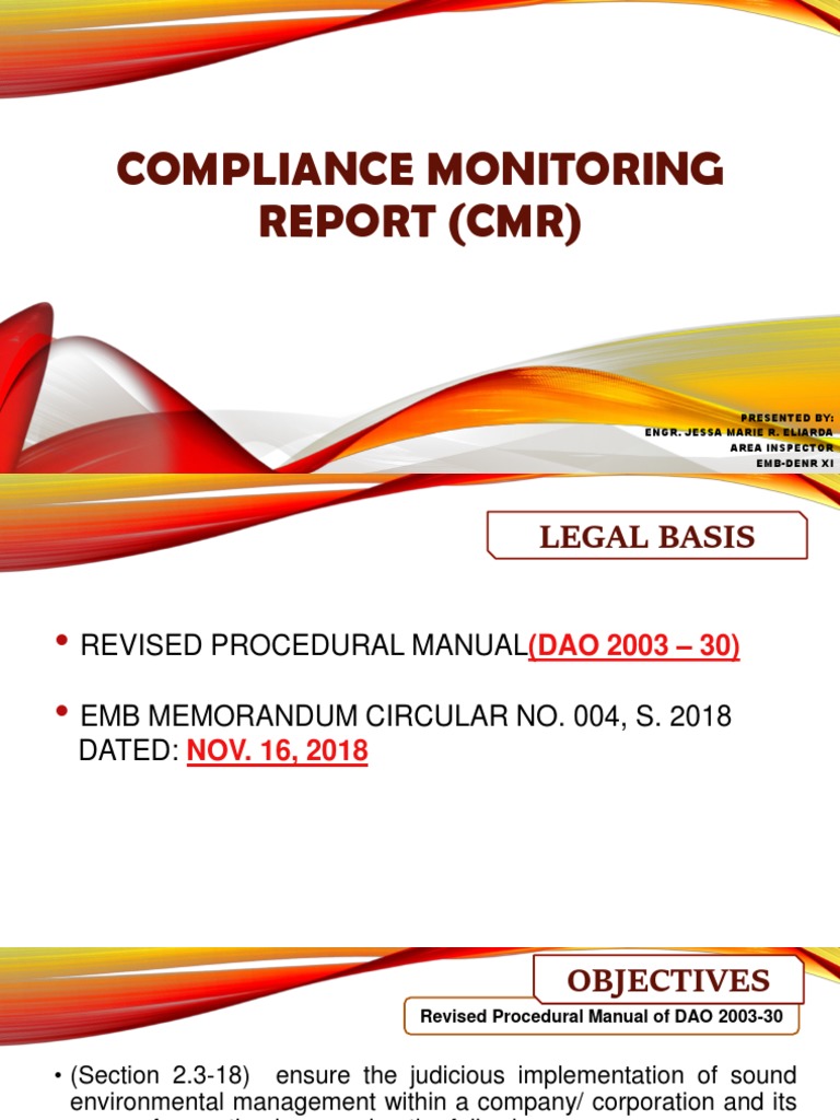 CMR PPT Final | PDF | Water Quality | Air Pollution