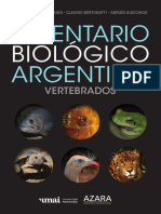 Libro "Inventario Biologico Argentino" (Bauni, Bertonatti & Giacchino 2021)