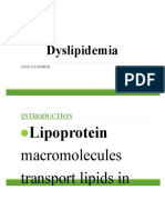 Dyslipidemia: Lipoprotein