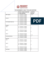 General Guidelines For Assignments - Essay Type/Long Questions Number of Pages Dependant On Mark Allocation Academic Sources