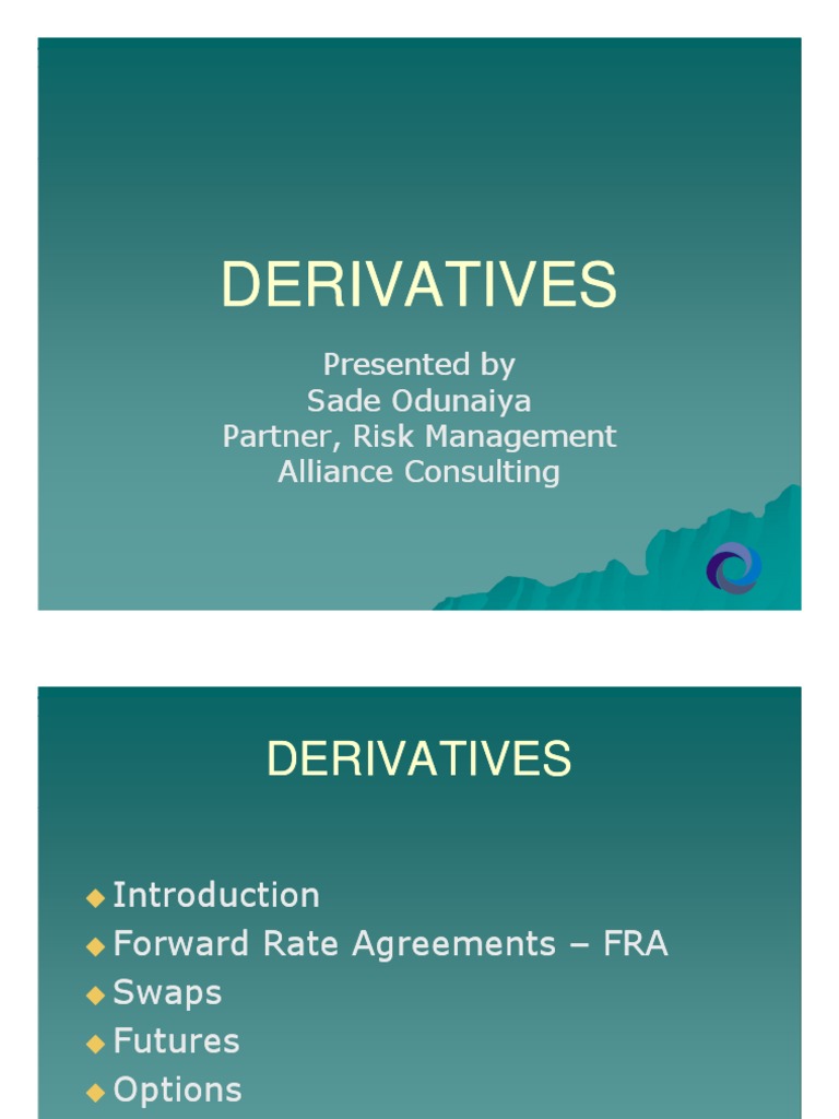 Introduction to Derivatives Essentials | PDF | Option (Finance ...
