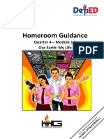 Homeroom Guidance: Quarter 4 - Module 14: Our Earth: My Life
