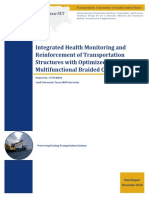 Integrated Health Monitoring and Reinforcement of Transportation Structures With Optimized Low-Cost Multifunctional Braided Cables