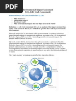 Environment Life Cycle Assessment