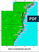 Tropical Cyclone Breakpoints - Mid-Atlantic: MI CT MA RI