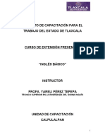 Manual Inglés Básico Cereso - Yareli Pérez Tepepa