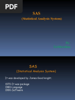 (Statistical Analysis System) : By: Kirtikrushna