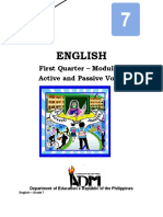Eng7 Q1 Mod3 Active PassiveVoice Version3