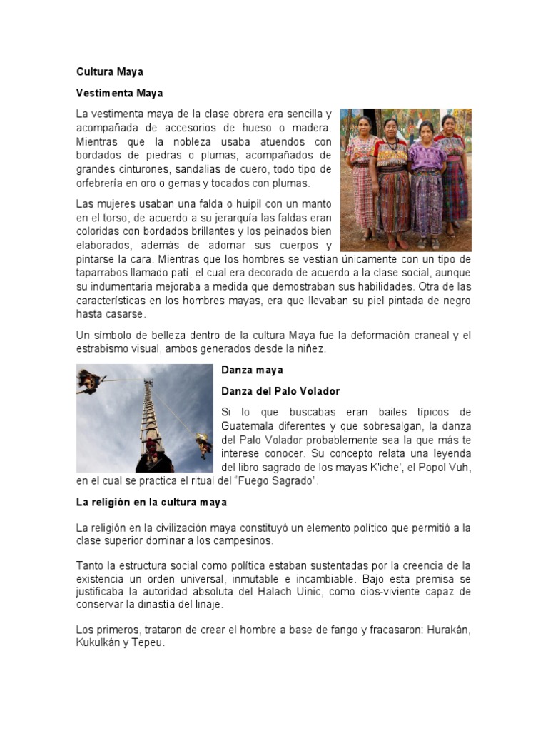 Cultura Maya, PDF, Civilización maya