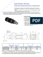 MG200 Series / Magnetic Drive Micro Gear Pump (DC Brushless Motor, Controller Build-In)