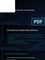 Situational and Behavioral Theories of Leadership