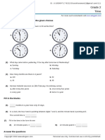 Grade 2 Time: Choose Correct Answer(s) From The Given Choices