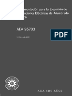 AEA 95703 Ejecucion de Inst. Elect. Alumbrado Publico 2009