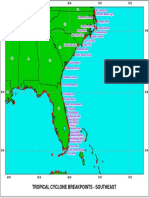 Tropical Cyclone Breakpoints - Southeast: Currituck Beach Light