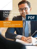 Brochure - Maestría en Dirección Del Talento Humano 2020 - Universidad Benito Juarez