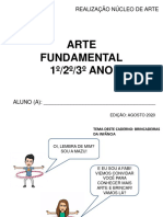 Arte Fundamental 1º/2º/3º ANO: Realização Núcleo de Arte