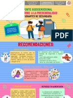 Infografía Retorno - Estudiantes Nivel Secundario