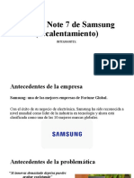 Galaxy Note 7 de Samsung (Recalentamiento)
