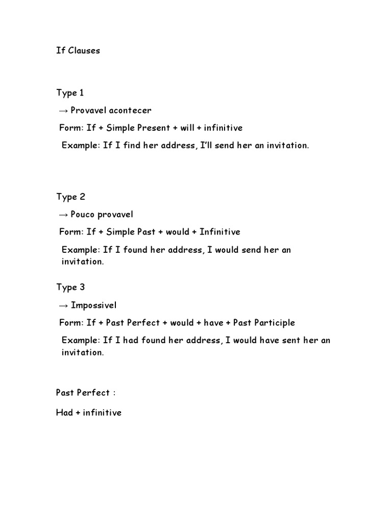 If Clauses | PDF | Language Arts & Discipline