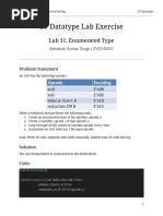 SV Datatype Lab Exercise