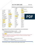 Practice Test 18: Vocabulary