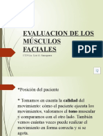 Evaluación músculos faciales