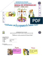 I Experiencia de Aprendizaje V Ciclo