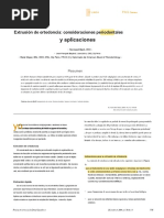 1b Extrusión de Ortodoncia Consideraciones Periodontales Bach Bueno Protocolo de Extrusion Lenta