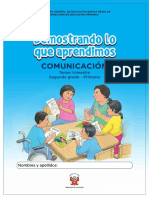 Kit de Evaluación Salida 1 Demostrando Lo Que Aprendimos Comunicación, Tercer Trimestre, _Segundo Grado - Primaria