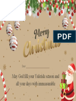 Happy Christmas Card Template