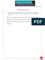 Write A Paragraph Where A Character Starts in One Emotional Register, and Through A Process of Thought, Completely Evolves Into A Different Emotion