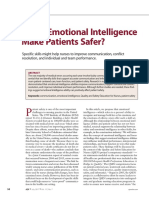 Could Emotional Intelligence Make Patients Safer?: Special Feature