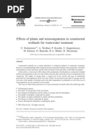 Download Effects of Plants and Microorganism in Constructed Wetlands for Wastewater Treatment by AG-Metal Tretman Otpadnih VodaWastewater Treatment SN56790451 doc pdf