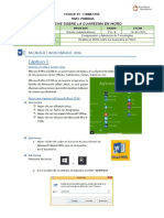 Ficha de Trabajo 1 - 4 Primaria 2022