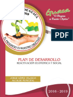 Plan de Desarrollo “Reactivación Económica y Social” de Guaca 2016-2019
