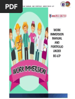 Work Immersion Manual