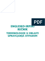 Engleski rijecnik iz oblasti upravljanja otpadom