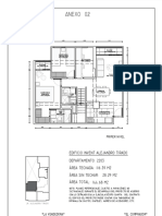 Planos departamento 220 Edificio Alejandro Tirado