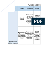 Plan de Actividades para Adultos Mayores | PDF | Adultos | Vejez