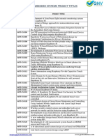 Es Project List