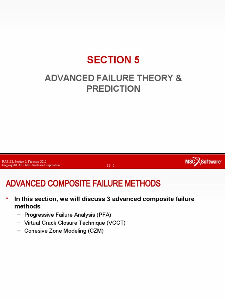 Section 5: Advanced Failure Theory & Prediction | PDF | Strength Of ...