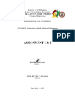 Assignment 1 & 2: Central Luzon State University