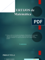 ACERTIJOS de Matemática