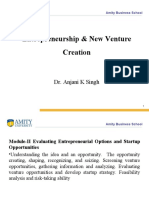 Entrepreneurship & New Venture Creation: Dr. Anjani K Singh