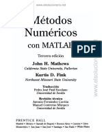 Libro Metodos Numericos Con MATLAB John