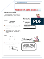 Método de Aspa Simple